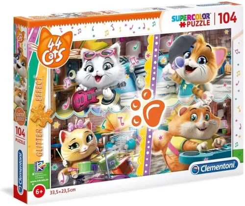 Puzzle 104 Pezzi 44 GATTI