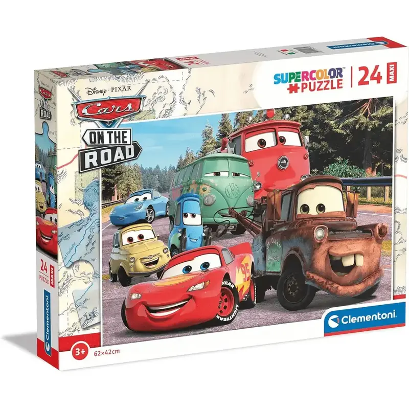 Puzzle 24 pezzi maxi Cars on the Road