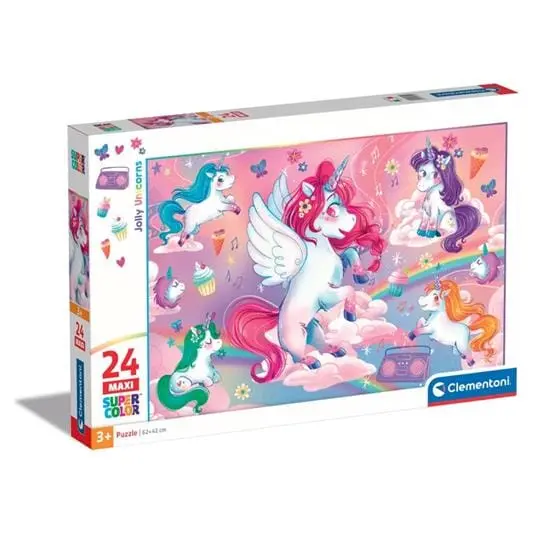 Puzzle 24 Pezzi Maxi Jolly Unicorns