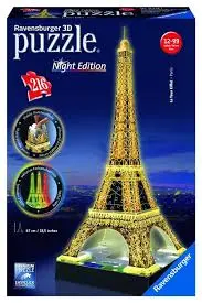 Puzzle 3D Tour Eiffel Night Edition