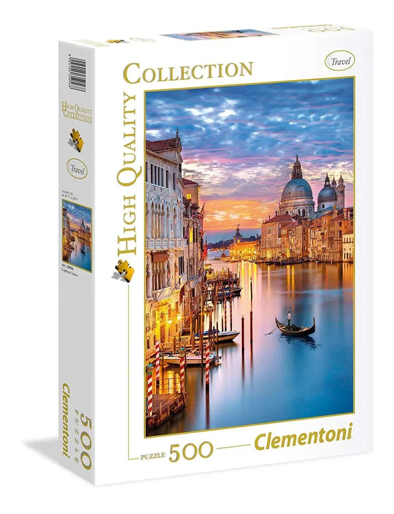 Puzzle 500 Hqc Lighting Venice Clementoni