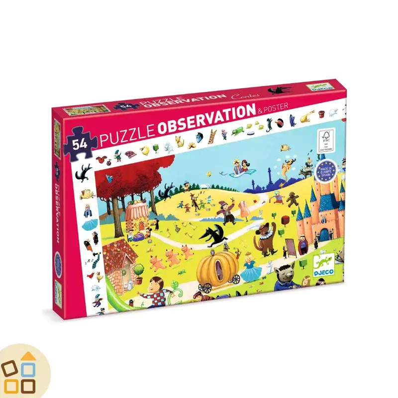 PUZZLE 54 PZ OBSERVATION, FIABE