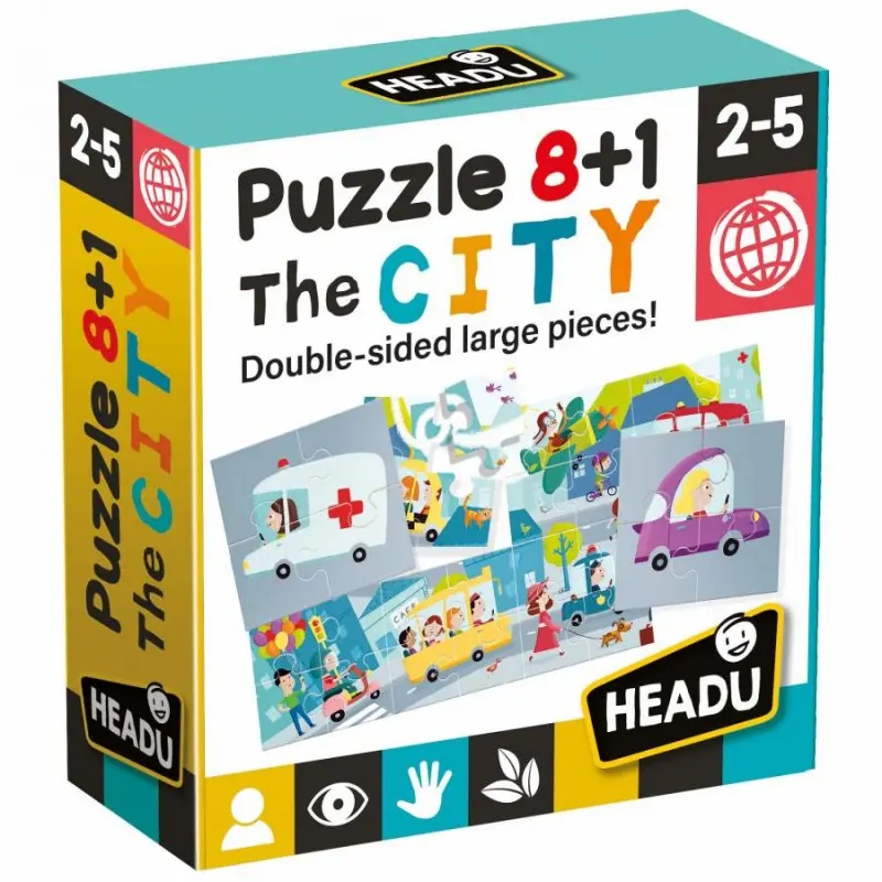 PUZZLE 8 IN 1 CITTA'