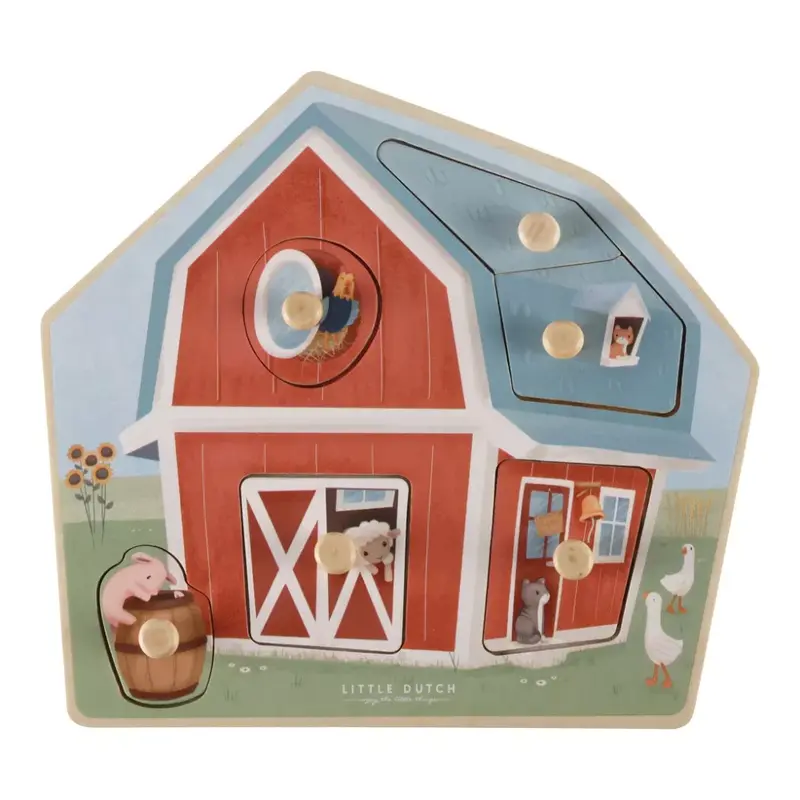 Puzzle a Incastro Little Dutch Little Farm