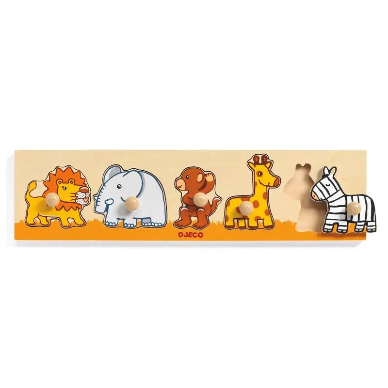 Puzzle ad Incastri con Animali Savana Sava'n'co (DJ01111)