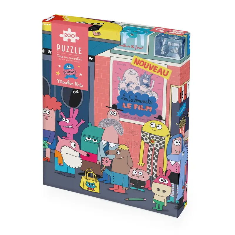 Puzzle Al Cinema! 200 pezzi - Moulin Roty - Art. 716441