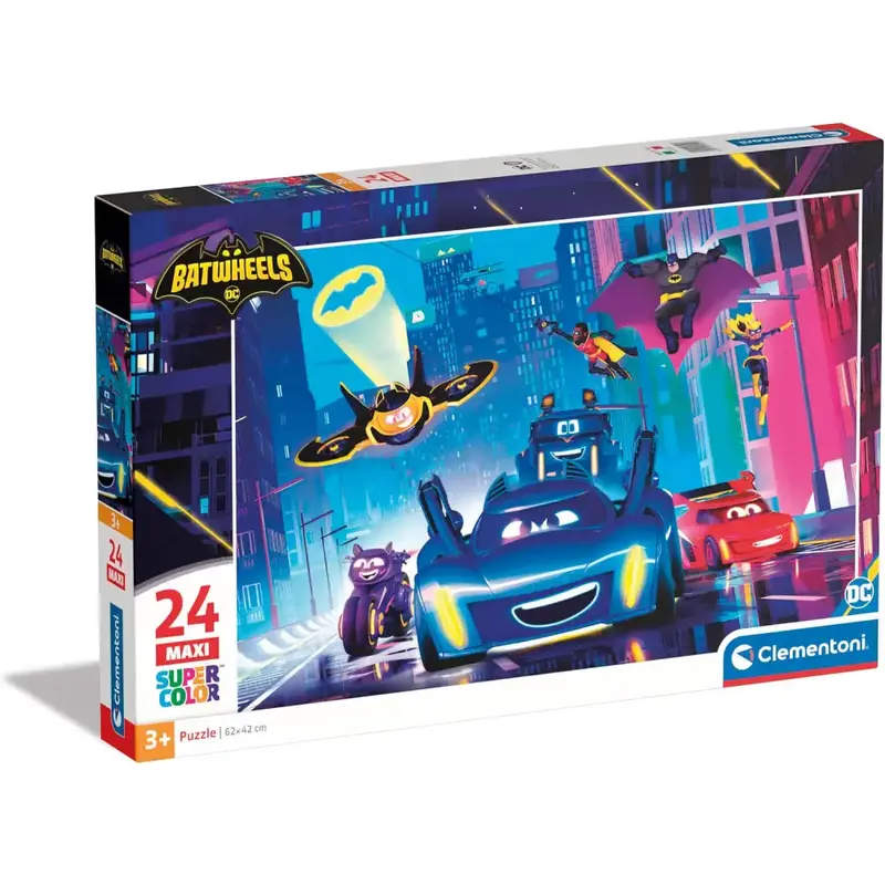 Puzzle Batwheels 24 pezzi Maxi