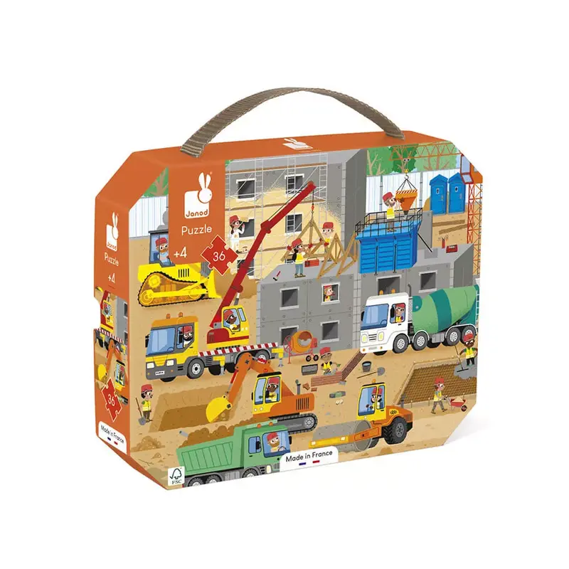 Puzzle Cantiere 36 pezzi Janod