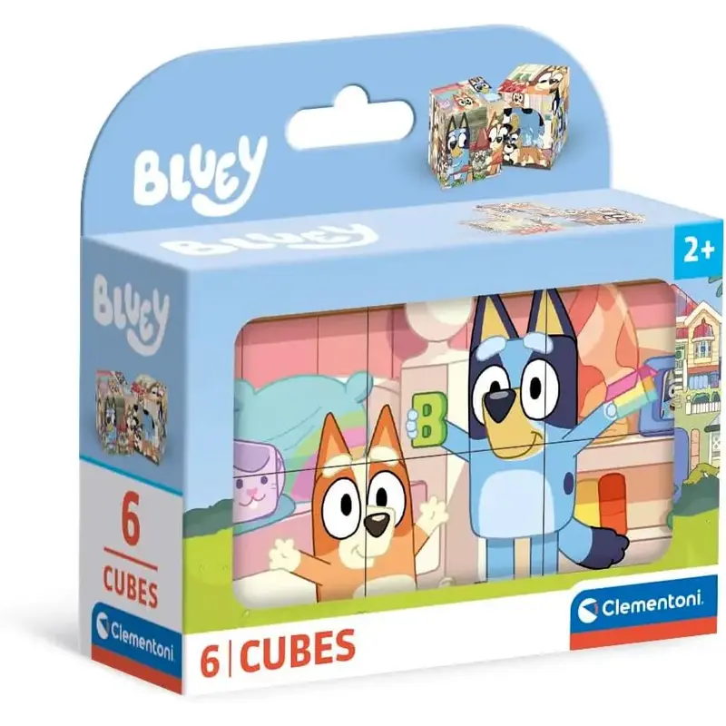 Puzzle Cubi di Bluey Clementoni