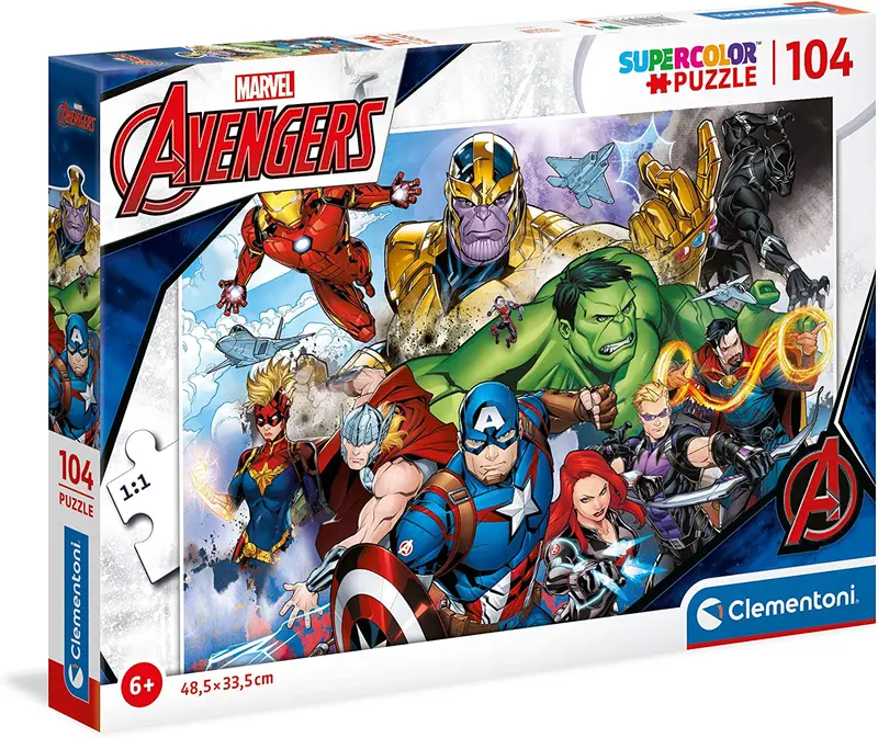 Puzzle Da 104 Pezzi Avengers Clementoni