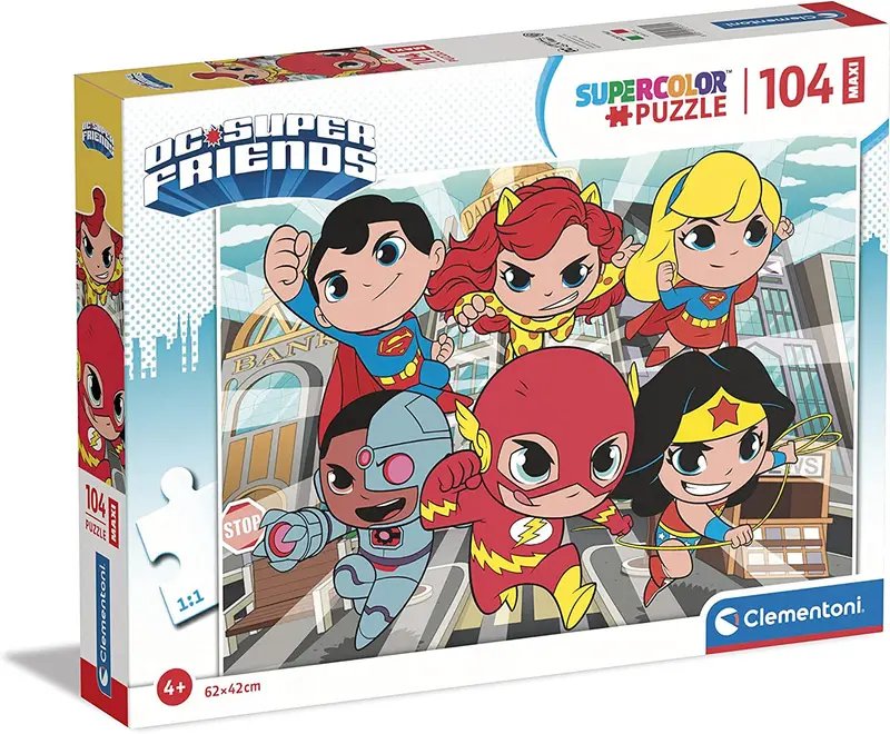 Puzzle Dc Comics Maxi 104 Pezzi Clementoni