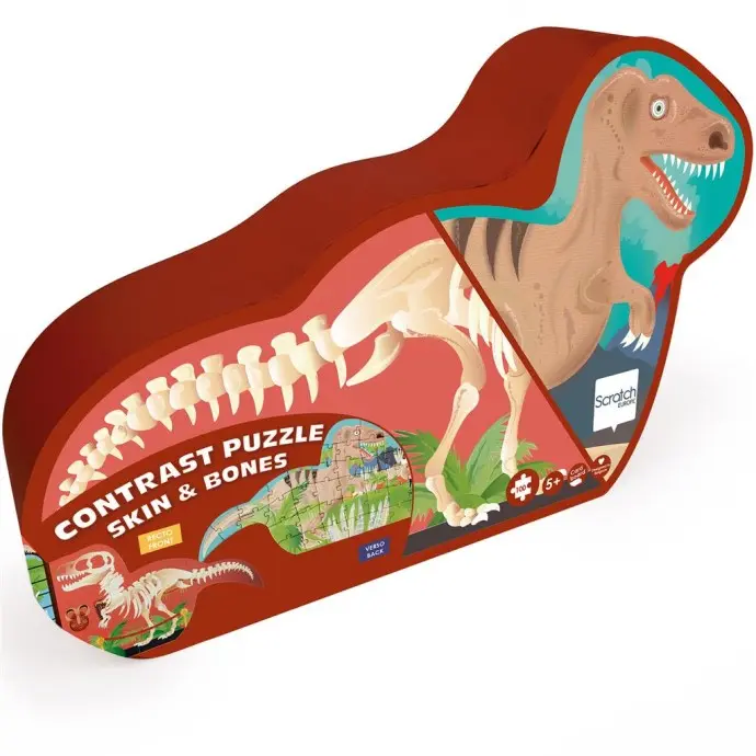 Puzzle Dinosauro fronte-retro