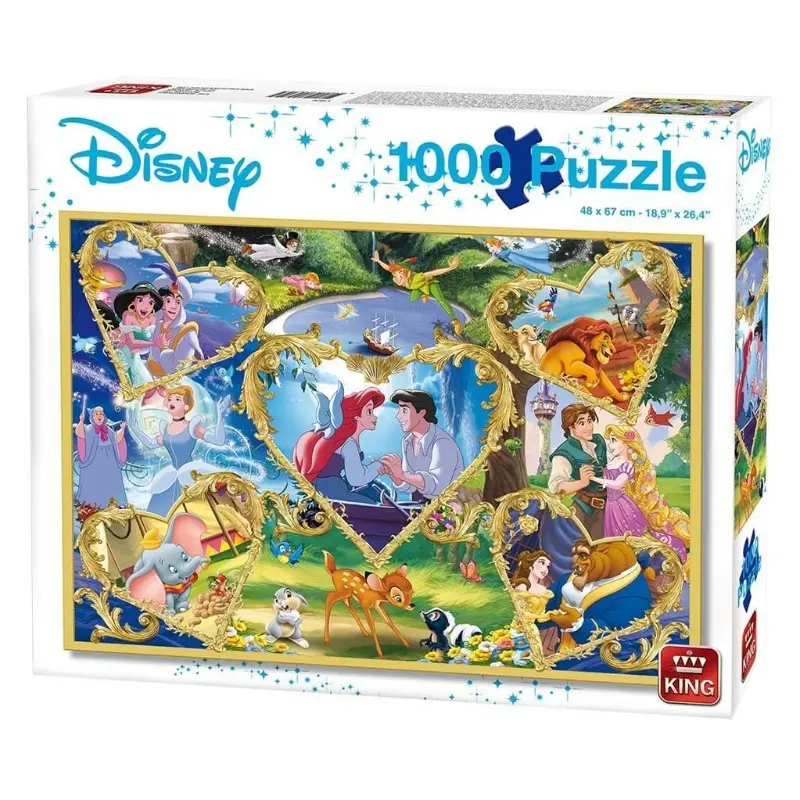 Puzzle Disney Cartoni Famosi 1000 pezzi