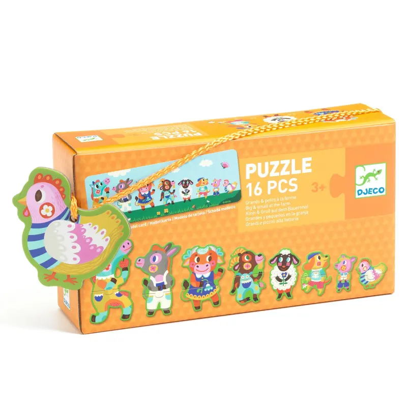 Puzzle Duo Grandi e Piccoli alla Fattoria