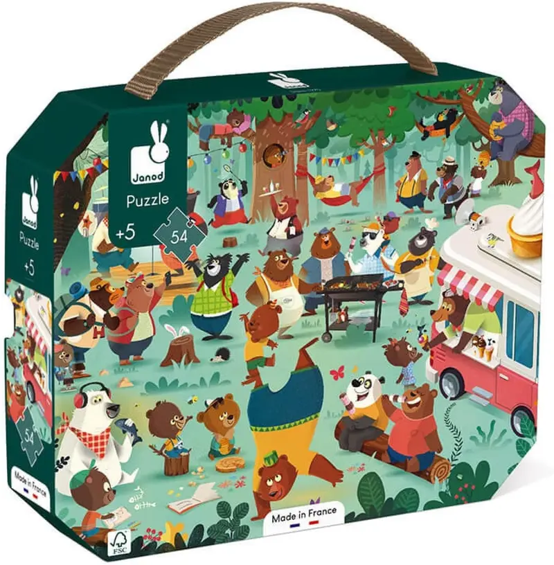 Puzzle Famiglia Orsi - 54 Pz - Janod