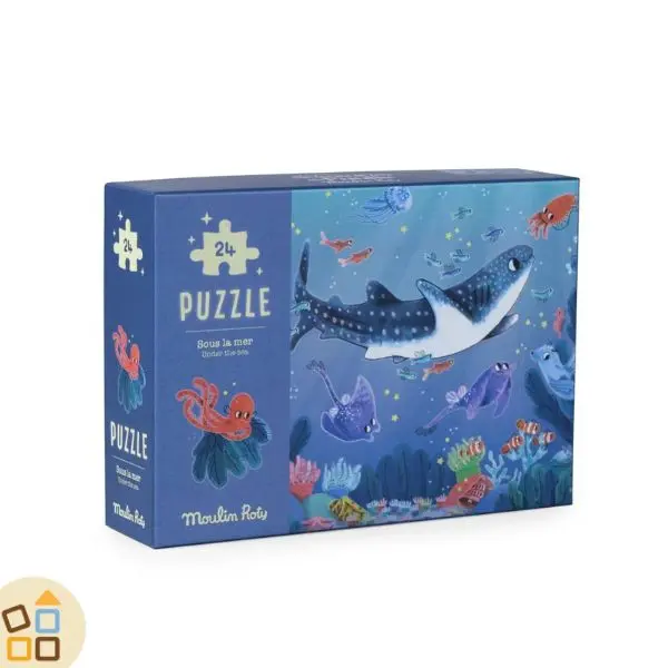 PUZZLE FLUO 24PZ, IN FONDO AL MARE