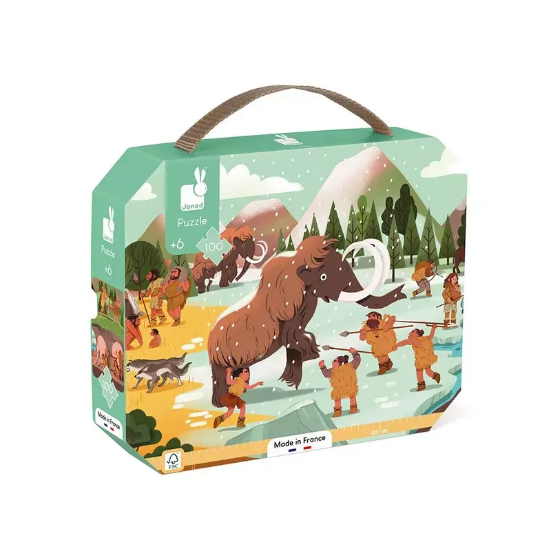 Puzzle Fregio Preistorico 100 pezzi Janod