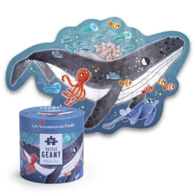 PUZZLE GIGANTE 36PZ, BALENA