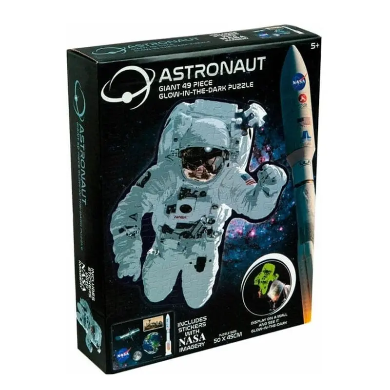 Puzzle Gigante Astronauta 49 Pezzi Glow in The Dark Nasa