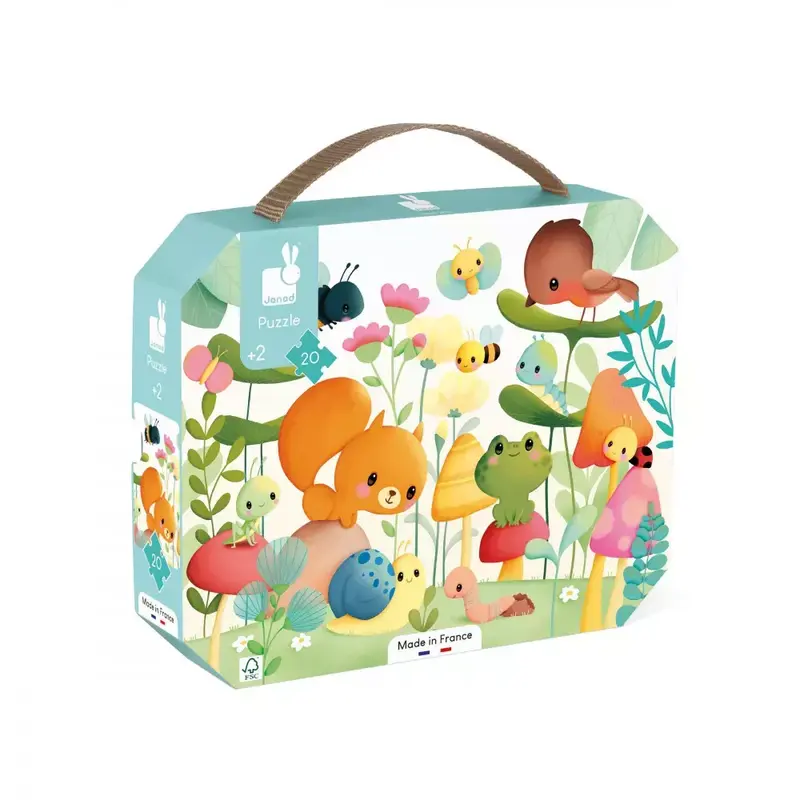 Puzzle Gli Amici del Giardino 20 pezzi Janod