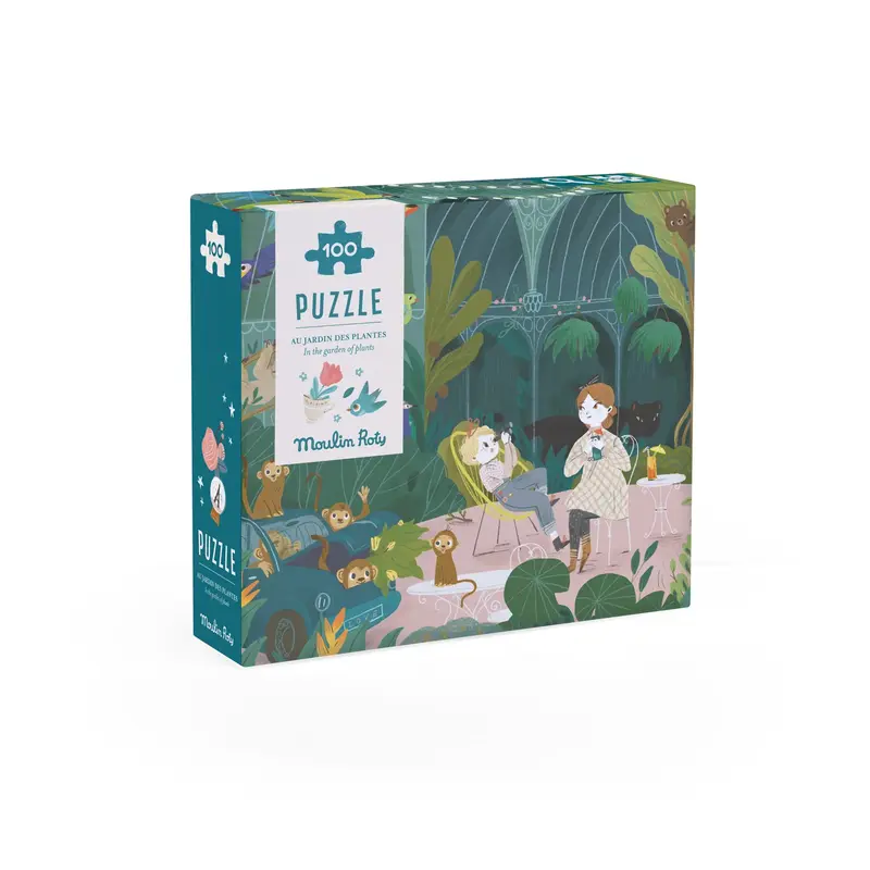 Puzzle In Giardino, 100 pezzi - Moulin Roty - Art. 642440