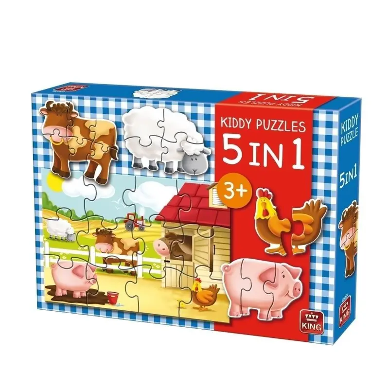Puzzle la fattoria 5 in 1