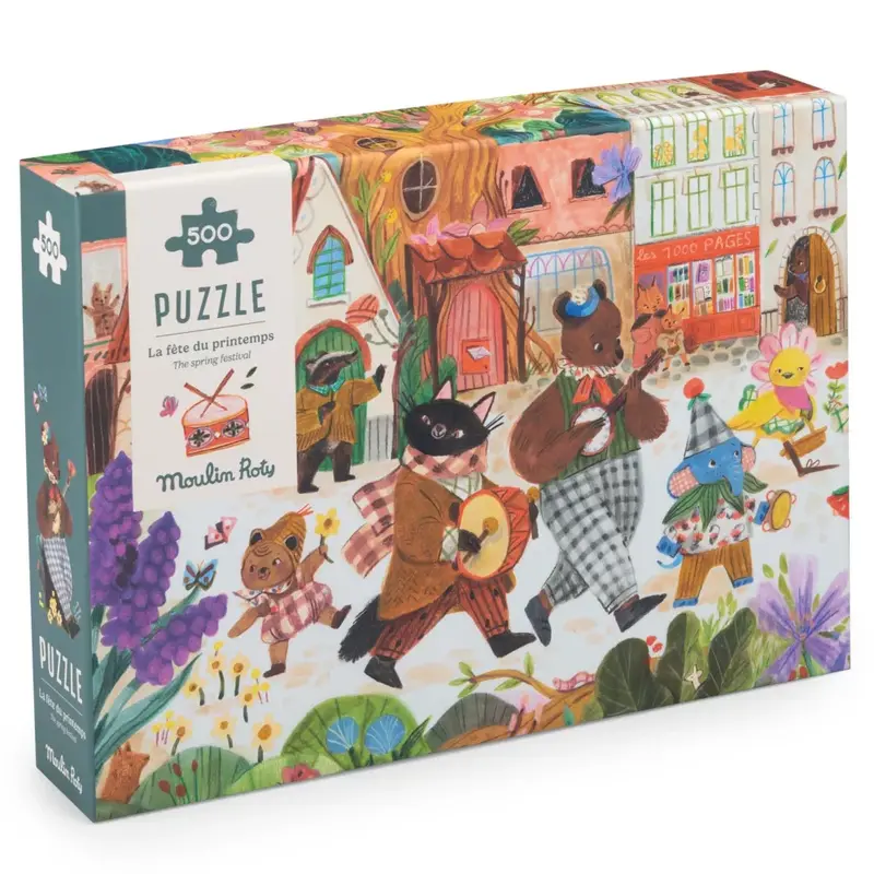 Puzzle La Festa di Primavera Moulin Roty 500 pz