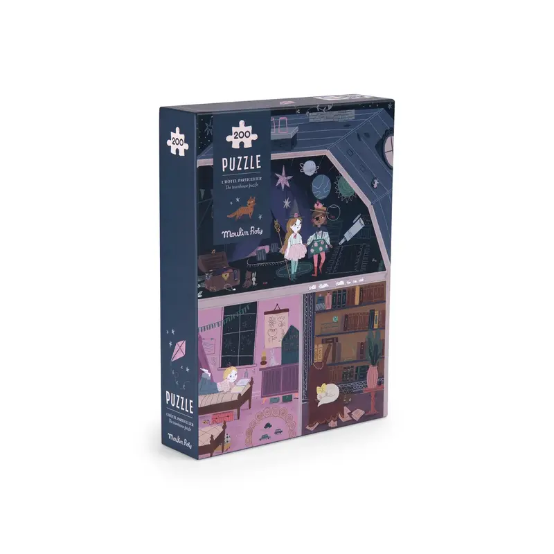 Puzzle L'Albergo Particolare, 200 pezzi - Moulin Roty - Art. 642441