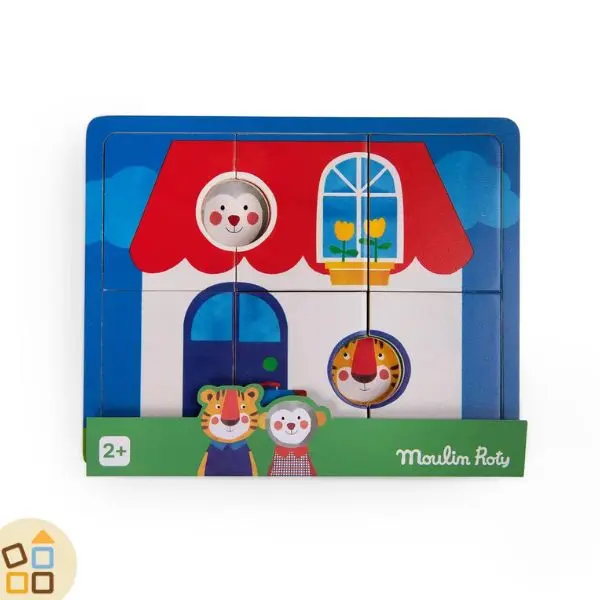 PUZZLE LEGNO 3 STRATI CASA