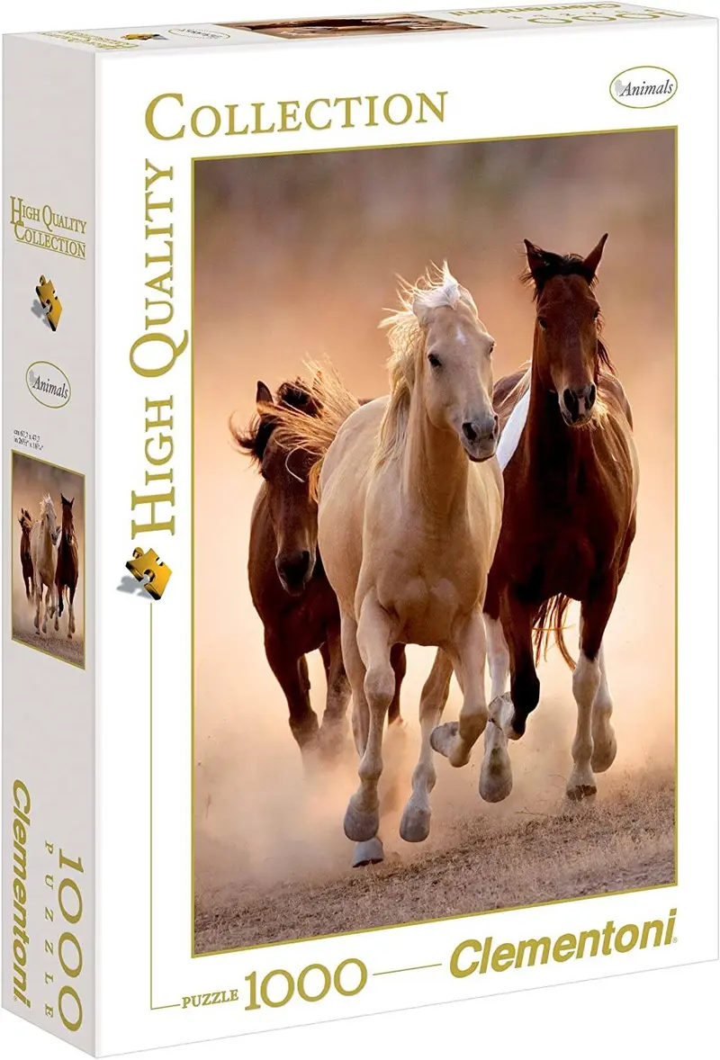 Puzzle Pezzi 1000 Hqc Running Horses