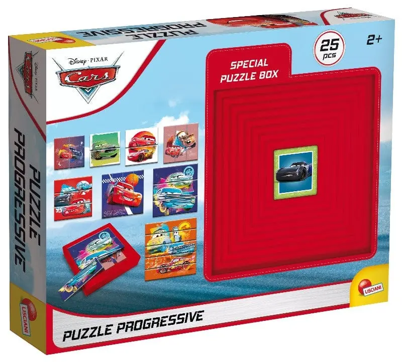 Puzzle Progressive Disney Cars, Lisciani