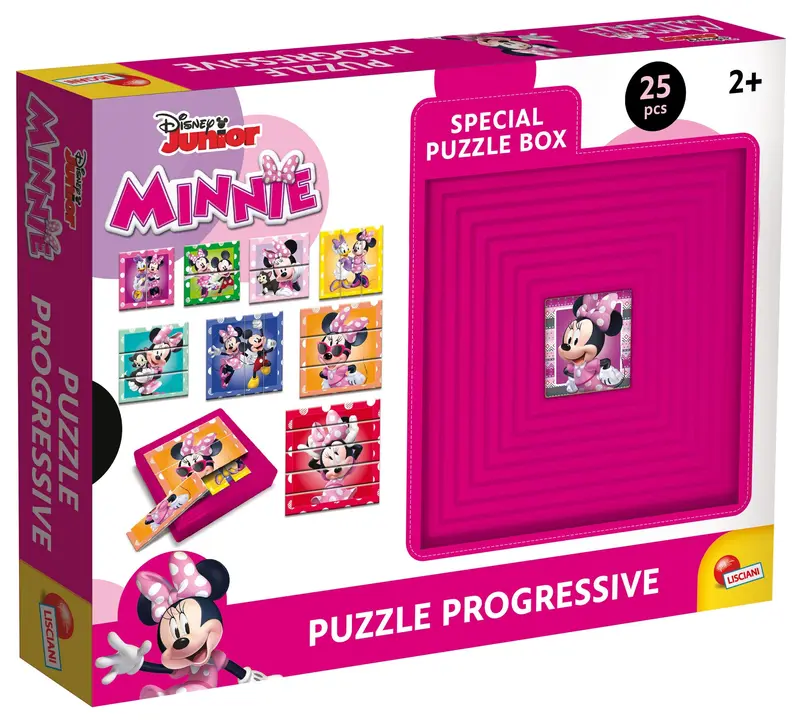 Puzzle Progressive Minnie, Lisciani