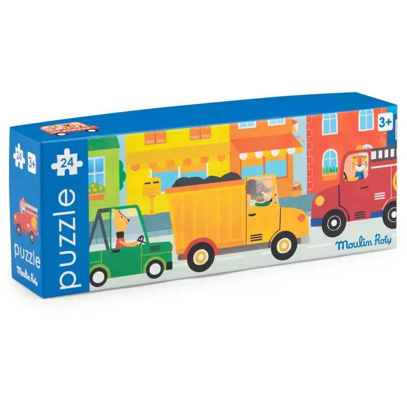 Puzzle Veicoli Moulin Roty 24 pz