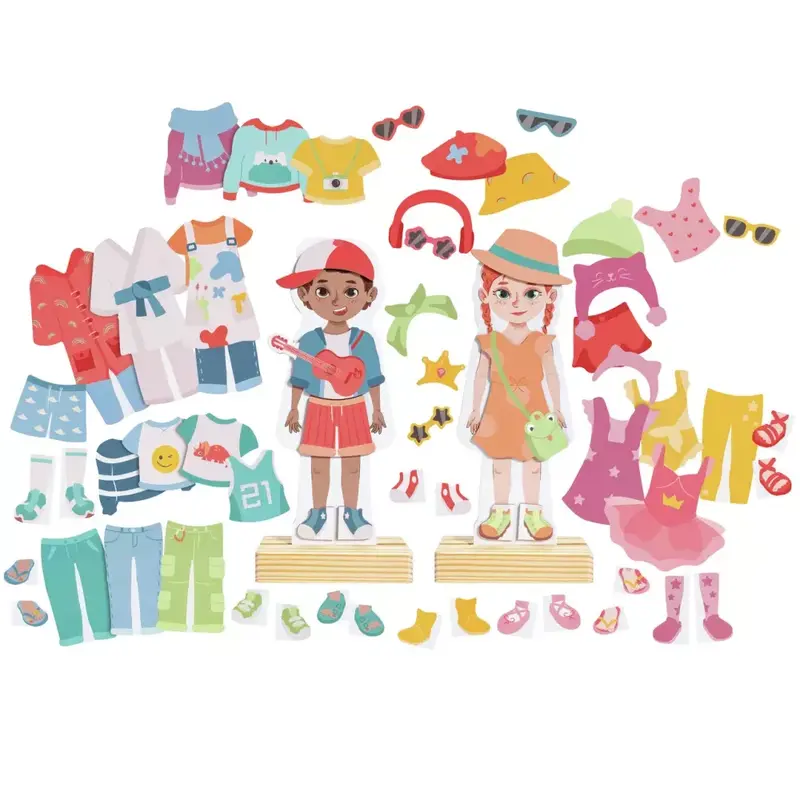Puzzle Vestiti Magnetici Hape