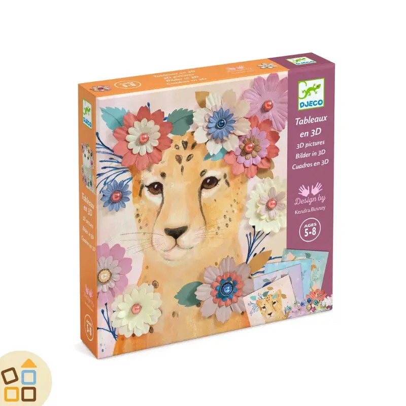 QUADRI 3D, CORONE DI FIORI