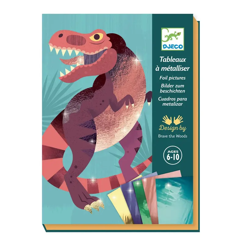 Quadri da Metallizzare Jurassic - Djeco - Art. 09518