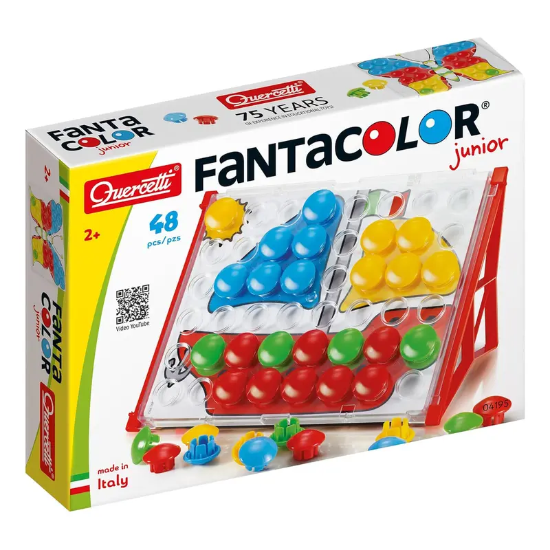Quercetti Fantacolor Junior Basic Mosaico 48 Pezzi