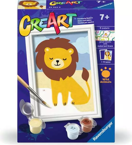 Ravensburger Creart Serie F - Leone Giocoso