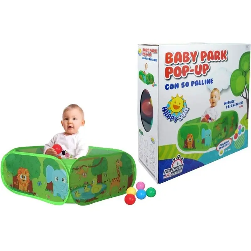 Recinto con 50 Palline colorate per Bambini