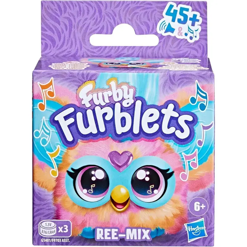 Ree- Mix Furby Furblets Mini Peluche Elettronico