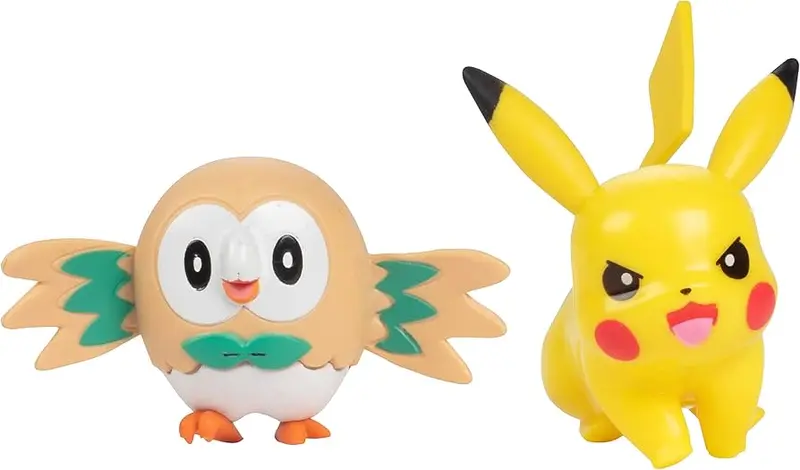 Rei Toys Rowlet & Pikachu pokemon