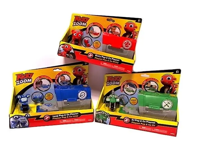 Ricky Zoom Playset Veicolo Con Lanciatore