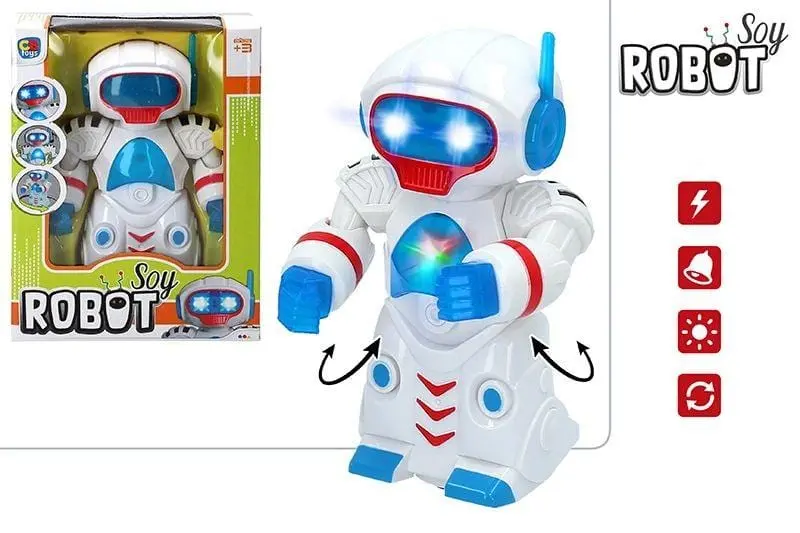 Robot con Luci, Suoni e Movimento