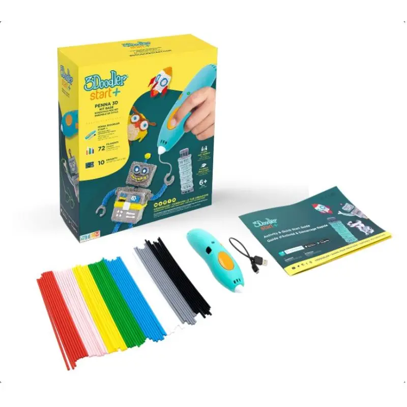 Rocco Giocattoli 185170 3Doodler Mint Start Essential Penna 3D Stampante 3D