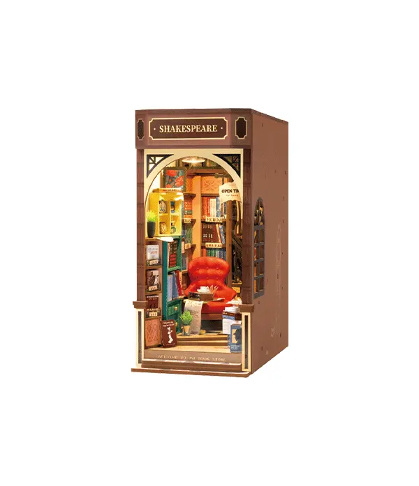 Rolife Shakespeare Bookstore – Book Nook TGB07