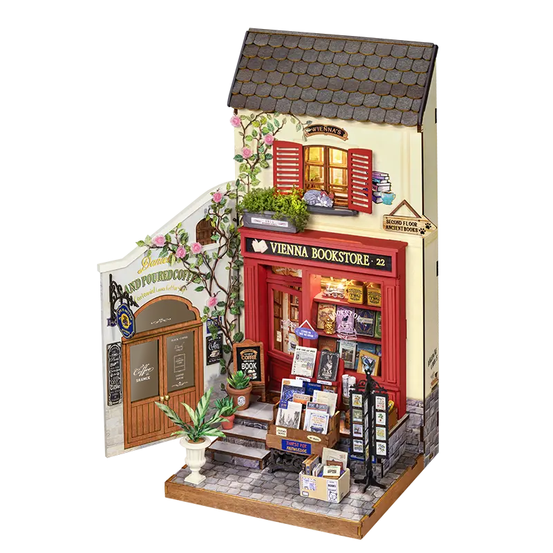 Rolife Vienna Bookstore – Casa in miniatura DG183