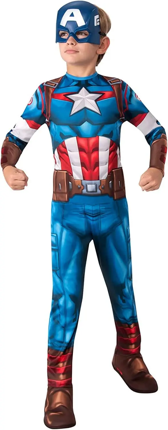Rubies Costume Capitan America Classic 9/10 Anni