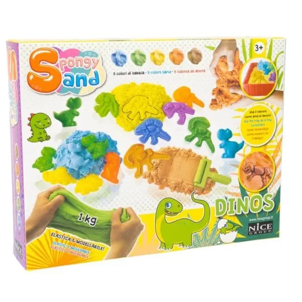 Sabbia Magica Spongy Sand Dinosauri - Nice