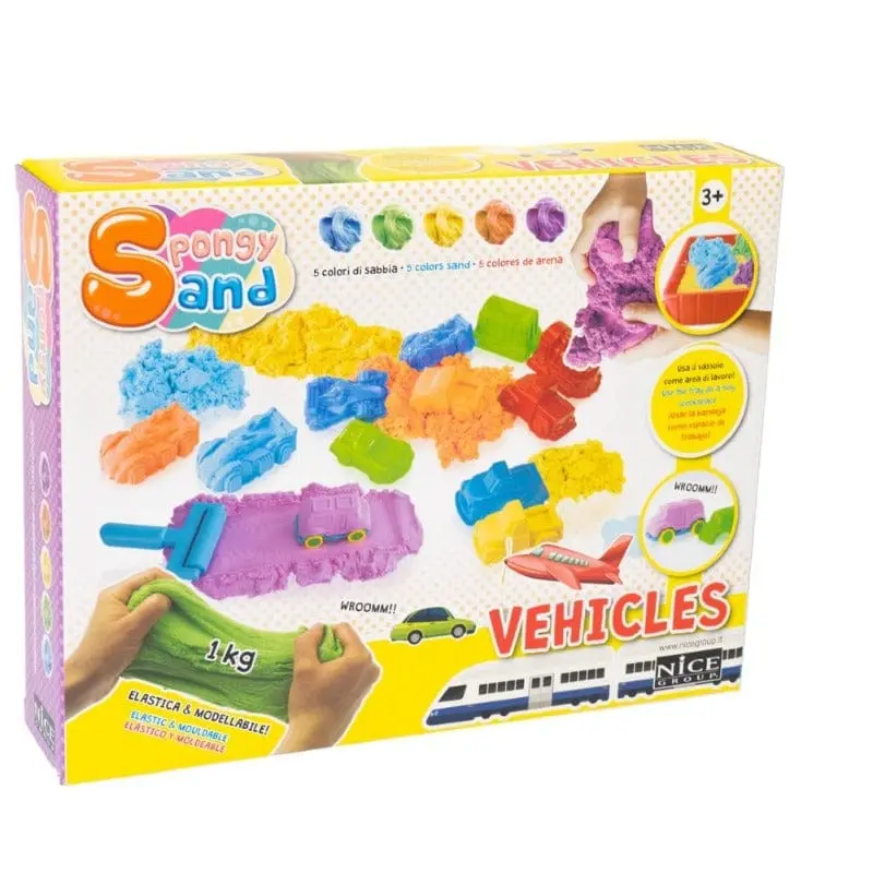 Sabbia Magica Spongy Sand Veicoli - Nice