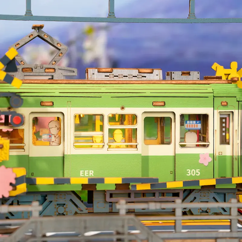 Sakura Journey - Puzzle 3D legno